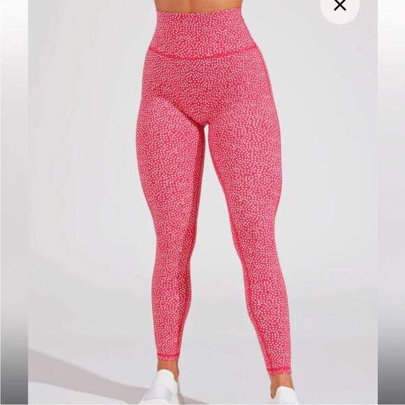 Buffbunny Legacy Legging Salsa Red Bossy Print Women’s Size XS - Picture 1 of 9